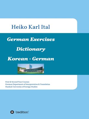 cover image of German Exercises Dictionary